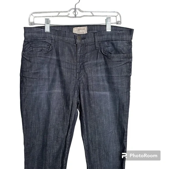 Current Elliot The Stiletto Gray Wash Raw Hem Jeans - Picture 2 of 16